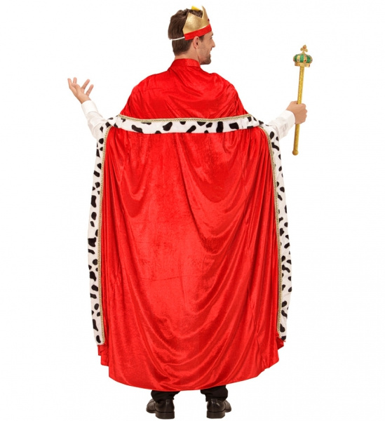 Kungamantel och krona