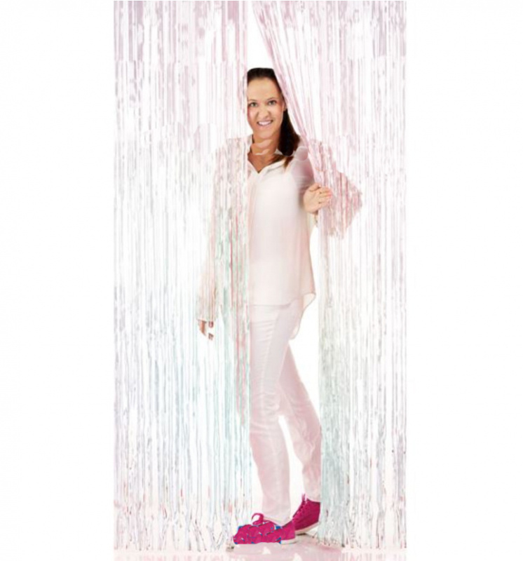 Dörrdraperi Skimrande folie