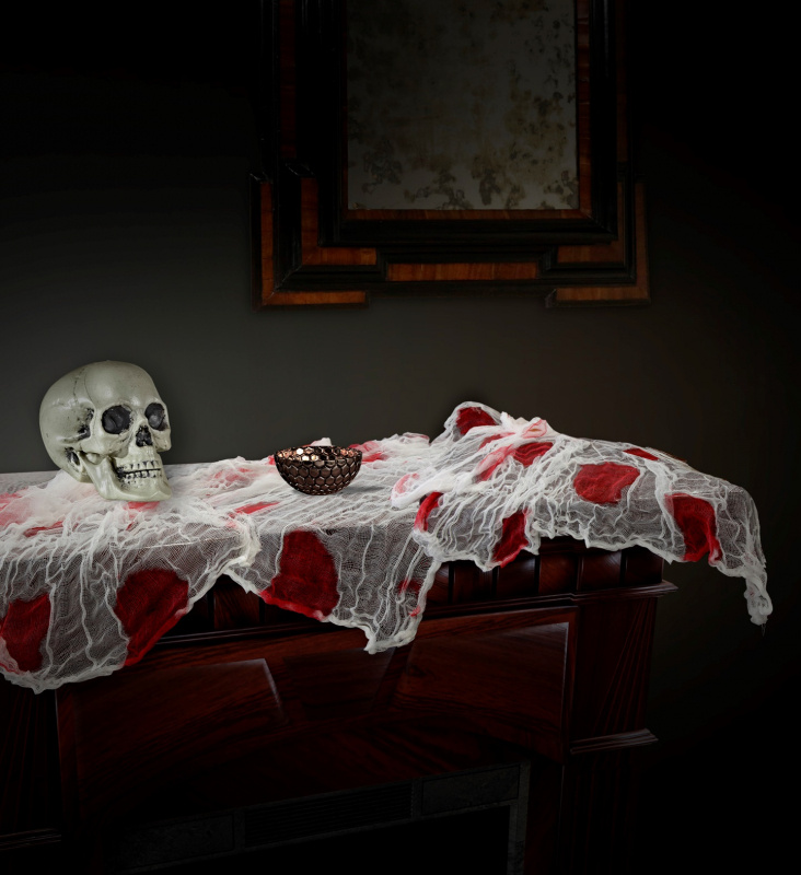 Bordsduk blodig i tyg 