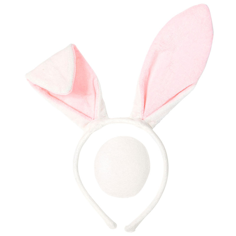 Kanindiadem Vit & Rosa