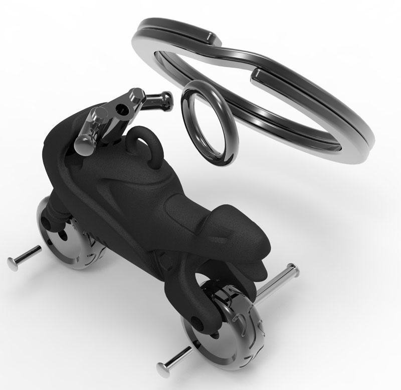 Nyckelring/Berlock Motorcykel