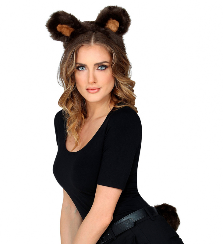 Björn diadem med svans