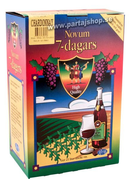 Airén fd.chardonnay vit novum 7-dagars