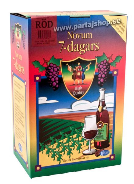 Rödvin novum 7-dagars