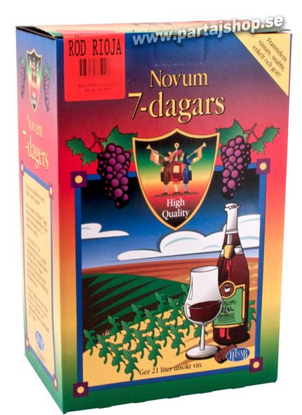 Röd Rioja novum 7-dagars