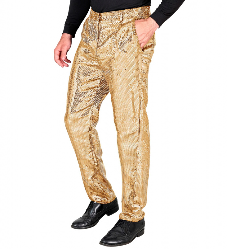 Guldbyxor med paljetter