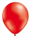 Ballonger Röd Metallic 25-pack