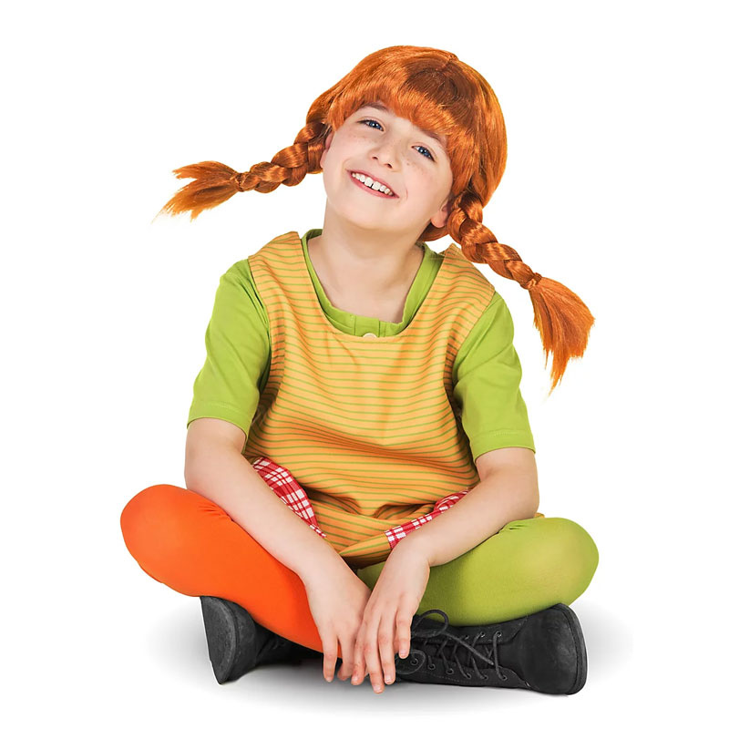 Peruk Pippi Långstrump barn