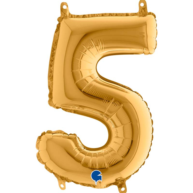 Sifferballong 5 guld