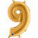 Sifferballong 9 Guld Sifferballong 9 Guld