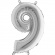Sifferballong 9 silver Sifferballong 9 silver