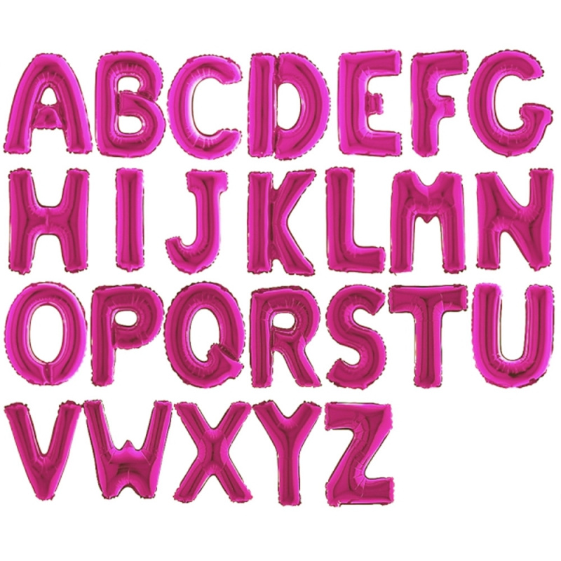 Bokstavsballonger Rosa