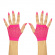 Handskar Neon Rosa