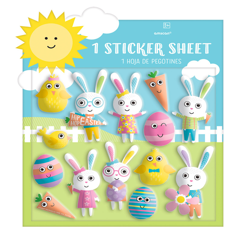 Klistermärken Påsk 14-pack