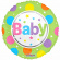 Folieballong Baby Grn