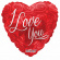 Folieballong hjärta I Love You Folieballong hjärta I Love You