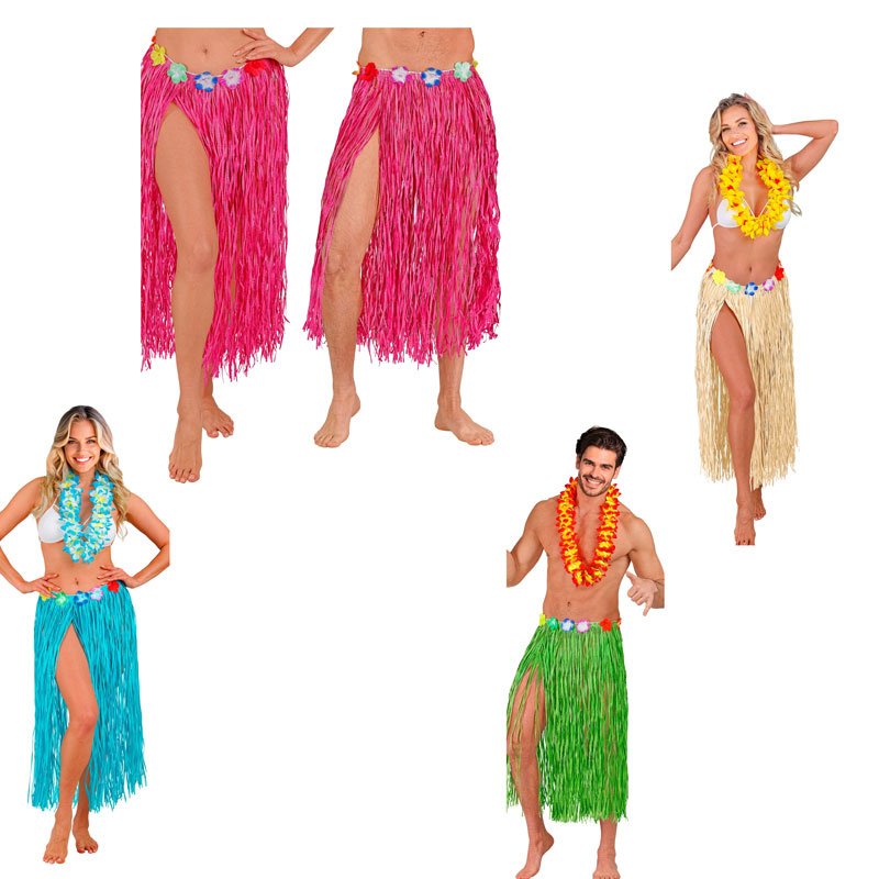 Hawaii kjol lång 80 cm