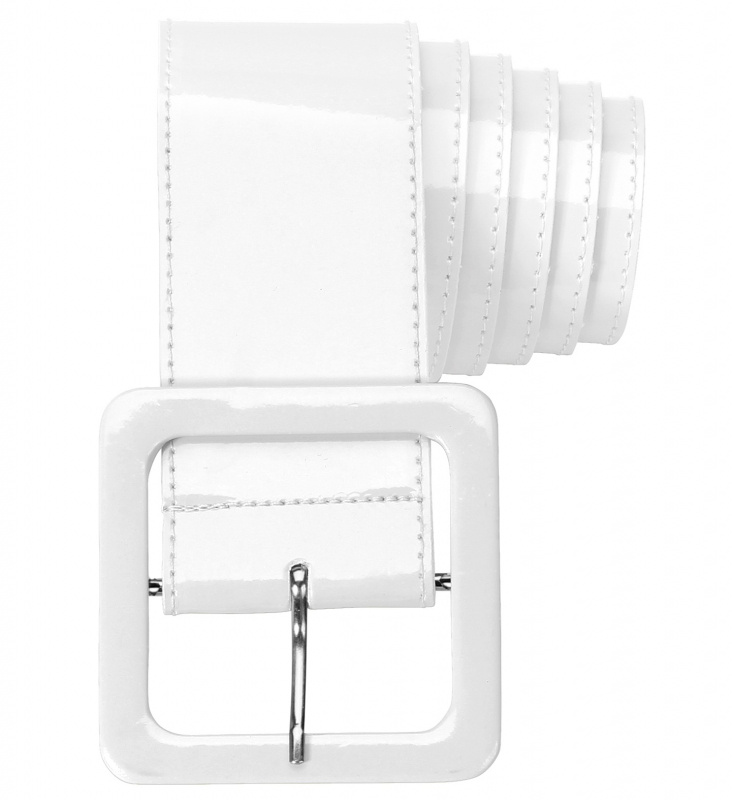 Bälte Vit Vinyl