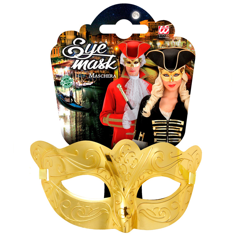 Ögonmask Metallic Guld