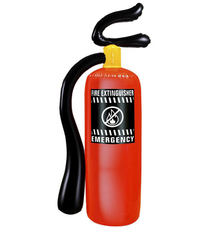 Brandsläckare uppblåsbar
