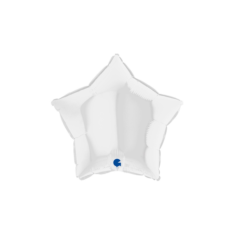 Folieballong Stjärna Vit
