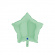 Ballong Pastellgrön matt stjärna 46cm Ballong Pastellgrön matt stjärna 46cm