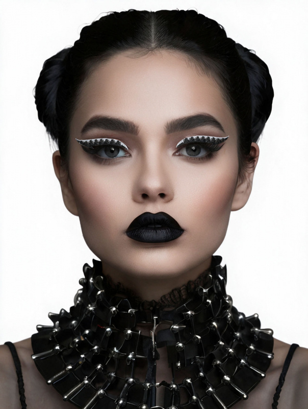 Ansiktsmycken Eyeliner Svart 