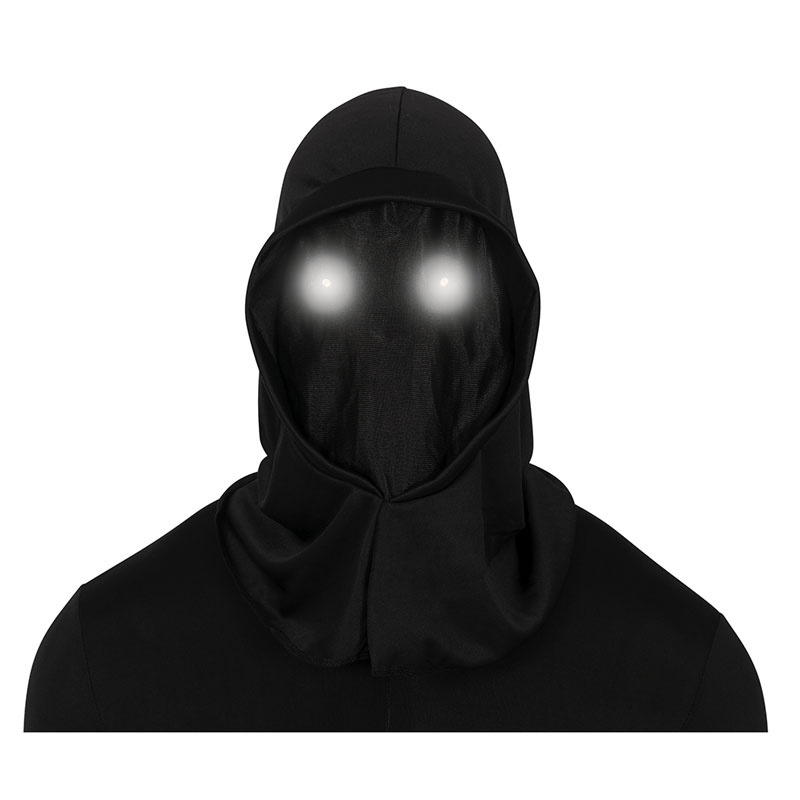 Mask med lysande ögon