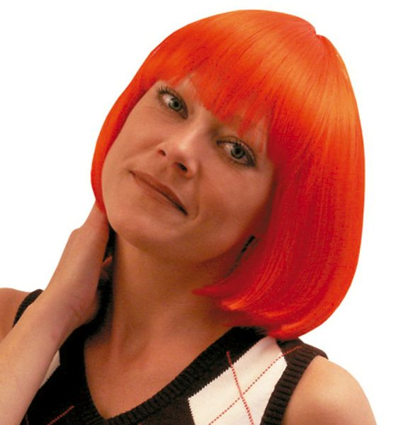 Sassy-peruk, röd 