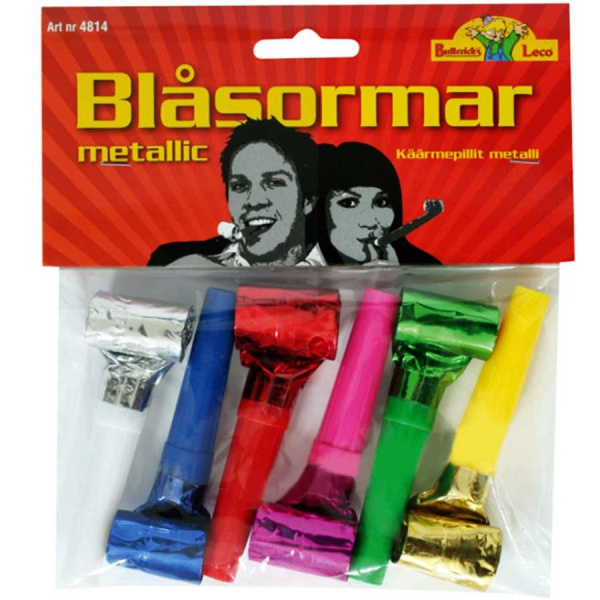Blåsormar metallic
