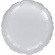 Folieballong Rund Silver Folieballong Rund Silver