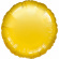 Folieballong Rund Guld Folieballong Rund Guld