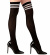 Knästrumpor Sporty svart Knästrumpor Sporty svart