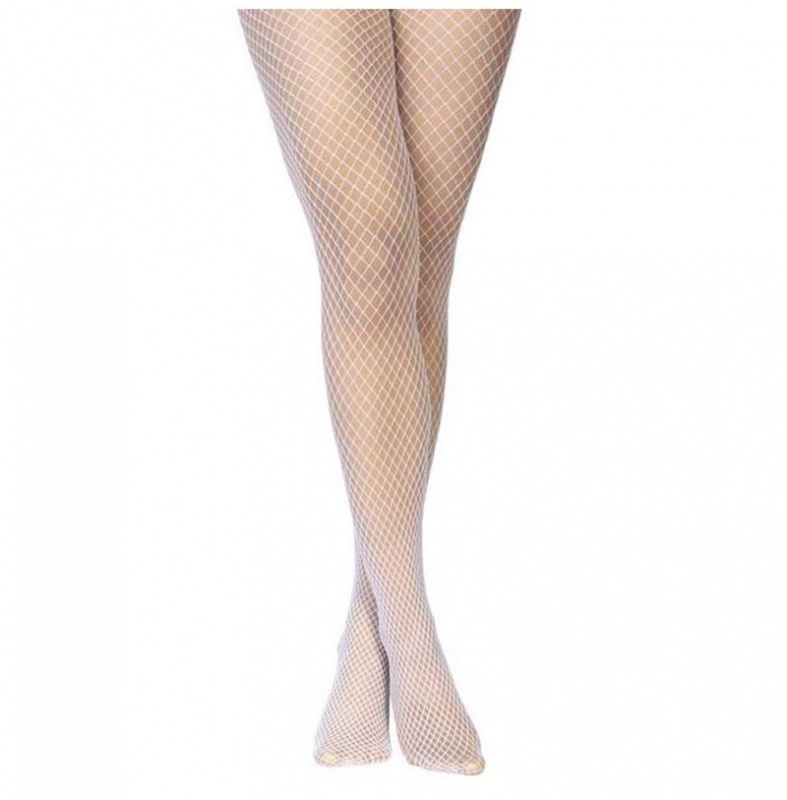Strumpbyxa, nät vit 