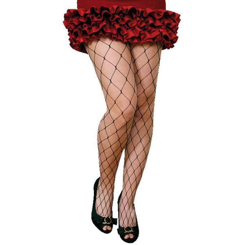 Nätstrumpbyxor jumbo svart