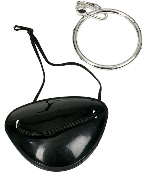 Ögonlapp och öronring