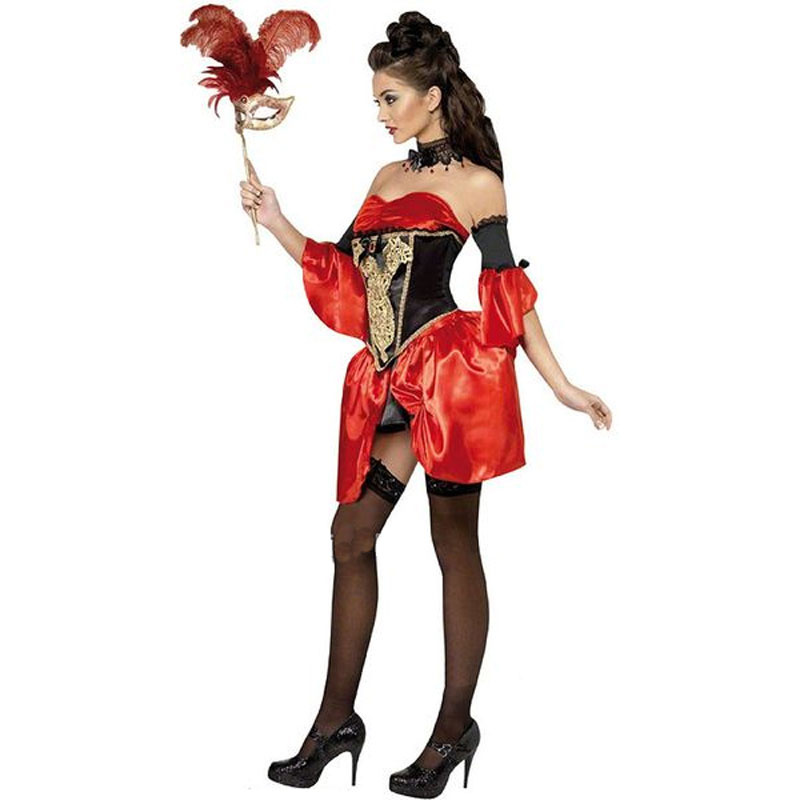 Sexig barockklänning