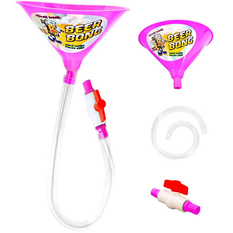 Beer bong Rosa