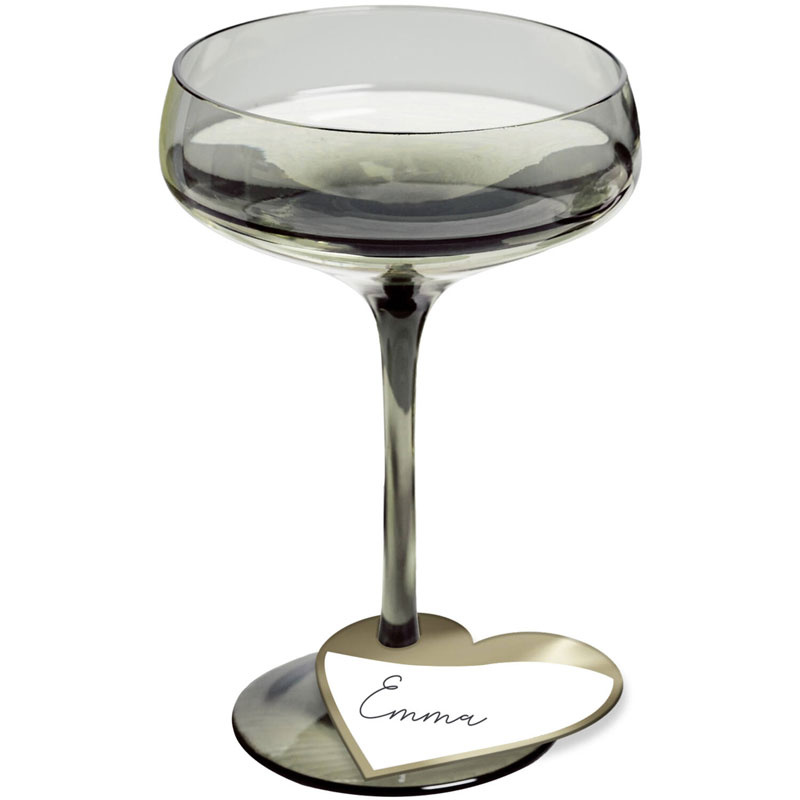 Glasmarkör bröllopp