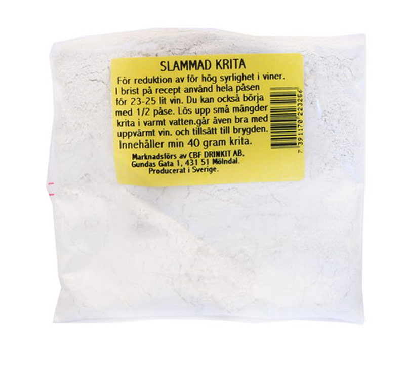 Krita slammad för vin