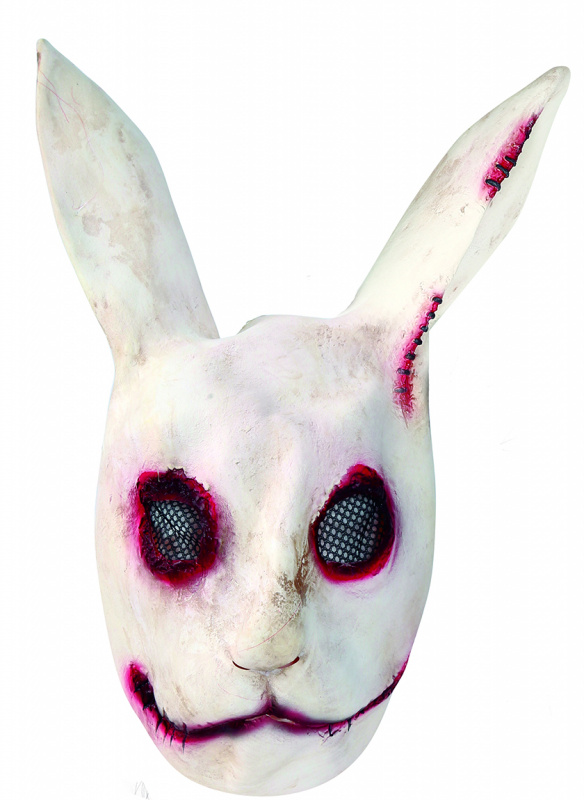 Läskig Kaninmask i Latex