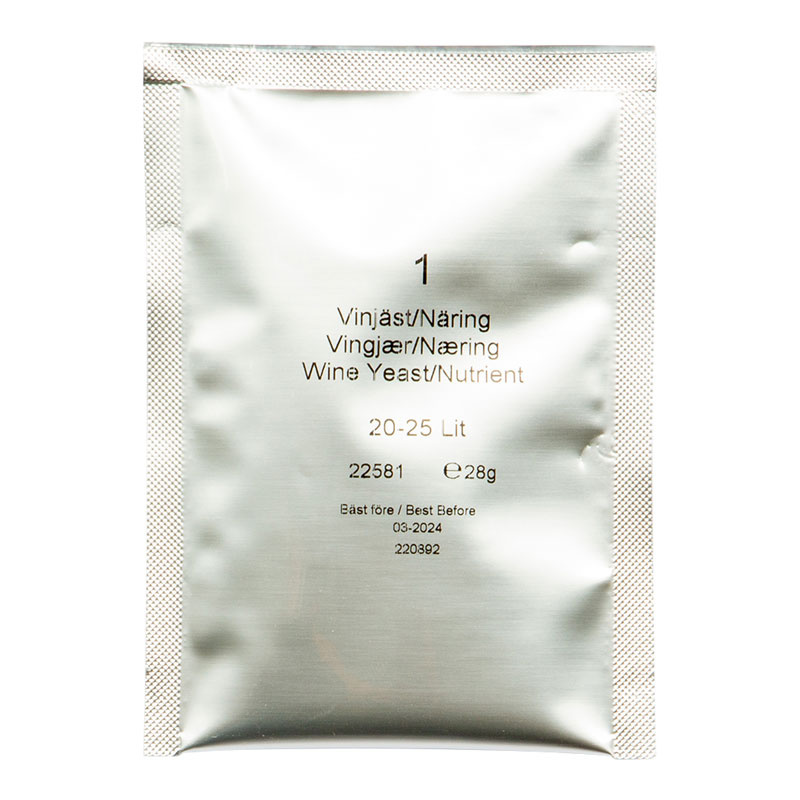 Starkvinsjäst Med näring