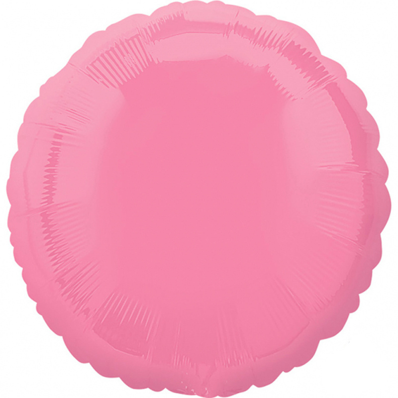 Folieballong Rund Rosa 