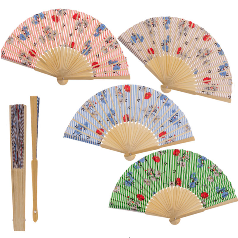 Solfjäder Bambu Orientalisk 