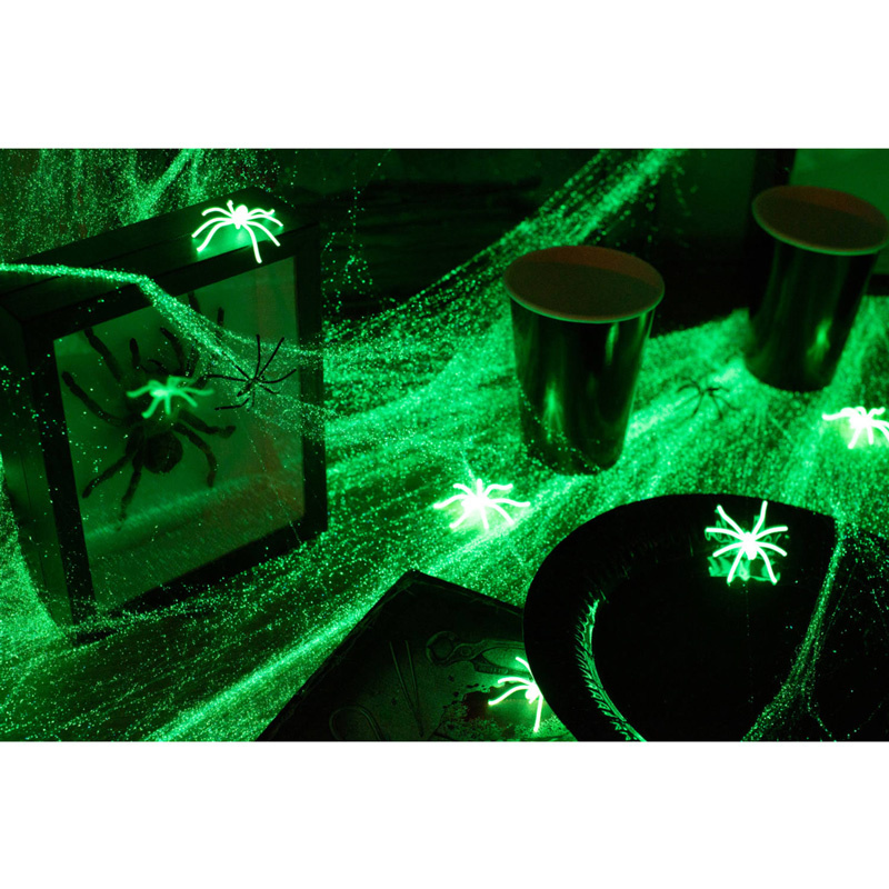 Spindelnät Glow in the dark