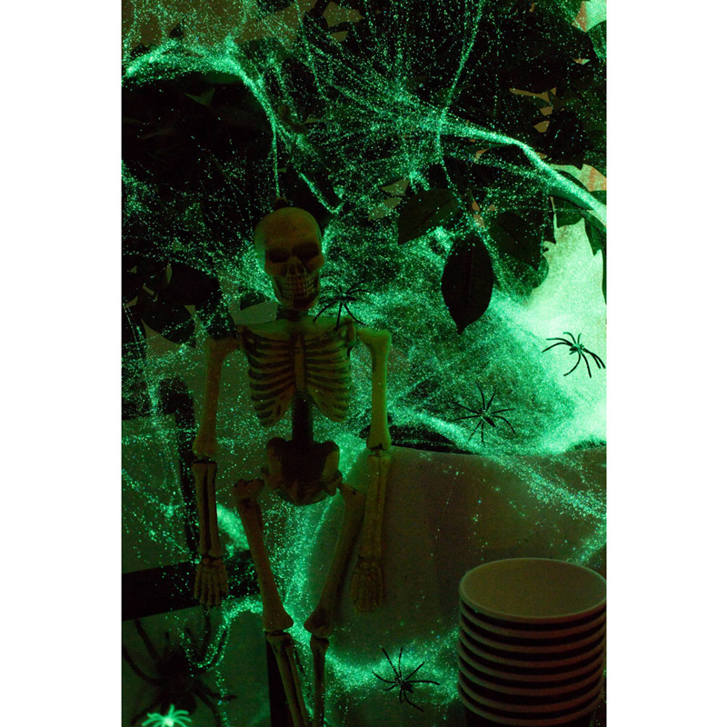 Spindelnät Glow in the dark