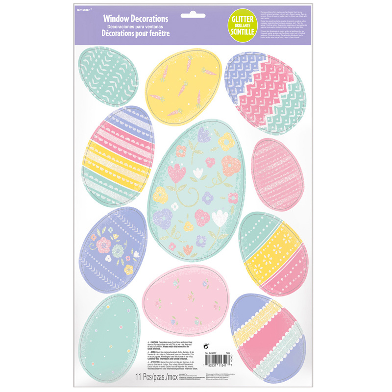 Klistermärken för fönster Påskägg