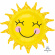 Folieballong glad Sol Folieballong glad Sol