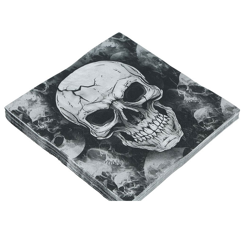 Servetter Dödskalle 20-pack