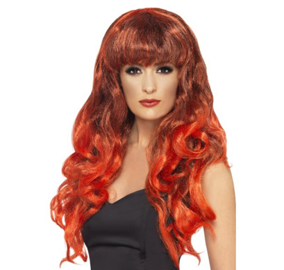 Siren-peruk, röd